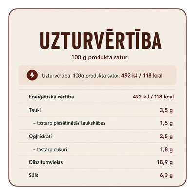 Trifele 50g (Šķiņķis)